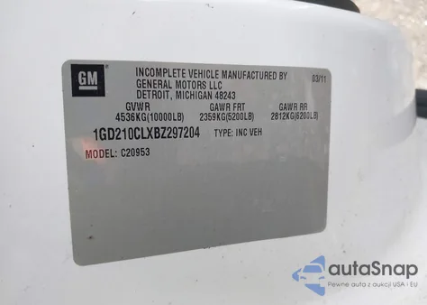 2011 GMC Sierra 2500Hd Sle из США, поврежденный, VIN 1GD210CLXBZ297204